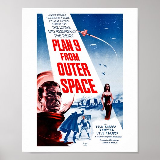 Plan 9 van de ruimte (1957) poster (Voorkant)