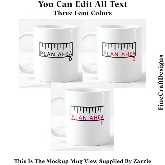 Plan Ahead Funny Crafter Sewer Quilter 063 Quote Koffiemok