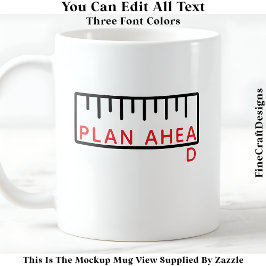 Plan Ahead Funny Crafter Sewer Quilter 063 Quote Koffiemok