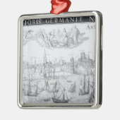 Plan Antwerpen 1549 Metalen Ornament (Links)