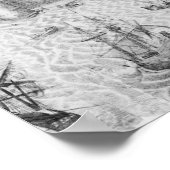 Plan Antwerpen 1549 Poster (Hoek)