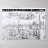 Plan Antwerpen 1549 Poster (Voorkant)