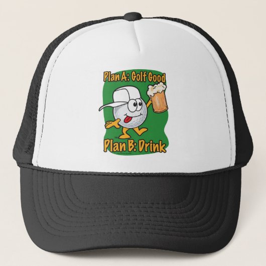 Plan B Golfing Trucker Pet (Voorkant)
