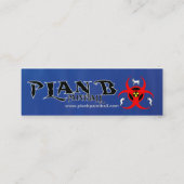 Plan B mini-Visitekaartje Mini Visitekaartje (Achterkant)