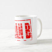 “Plan B” stempel effect Koffiemok (Voorkant rechts)
