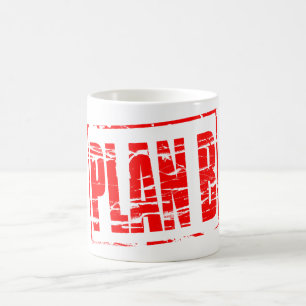 “Plan B” stempel effect Koffiemok