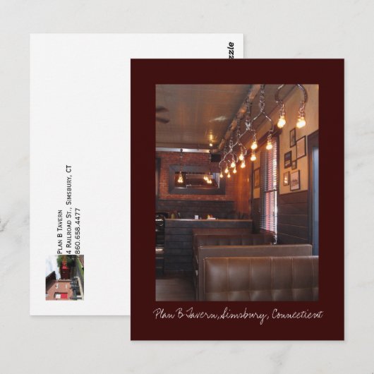 Plan B Tavern, Simsbury Briefkaart (Voorkant / Achterkant)