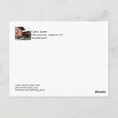 Plan B Tavern, Simsbury Briefkaart (Achterkant)