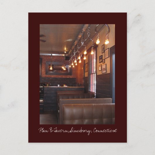 Plan B Tavern, Simsbury Briefkaart (Voorkant)