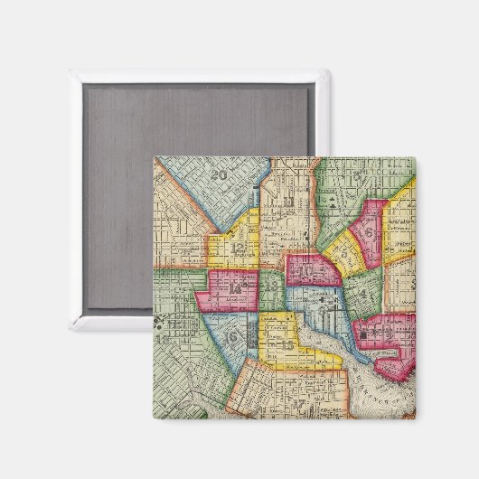 Plan Baltimore Magneet (Voorkant / Achterkant)