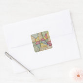 Plan Baltimore Vierkante Sticker (Envelop)