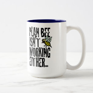 Plan Bee werkt ook niet Tweekleurige Koffiemok