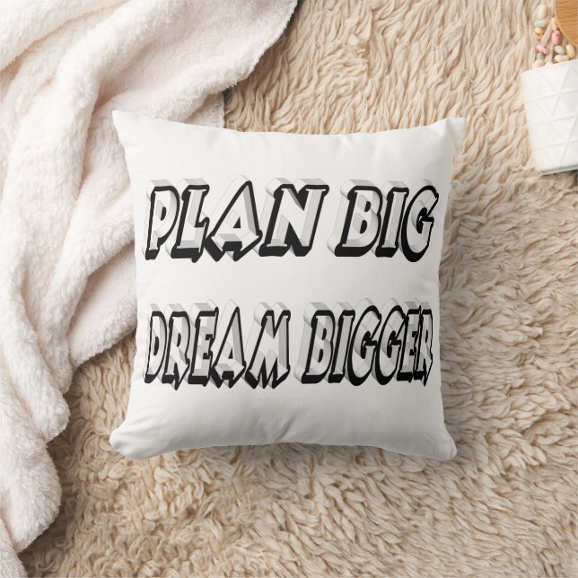 Plan Big Dream Grotere Motivatie offerte Kussen (Deken)