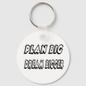 Plan Big Dream Grotere Motivatie offerte Sleutelhanger (Achterkant)