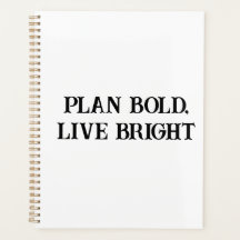 Plan Bold Live Bright Motivatie Vrouwen Planner