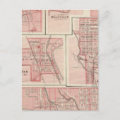 Plan Cambridge City, Wayne Co met Newport Briefkaart (Voorkant)