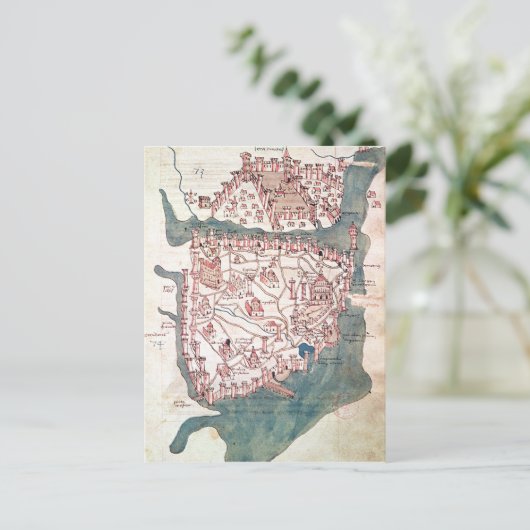 Plan Constantinopel Briefkaart (Staand voorkant)