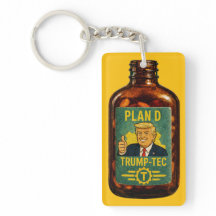 Plan D Trump-Tec Retro Fles Parodie