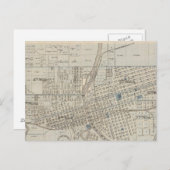 Plan Des Moines, Polk County, Iowa Briefkaart (Voorkant / Achterkant)