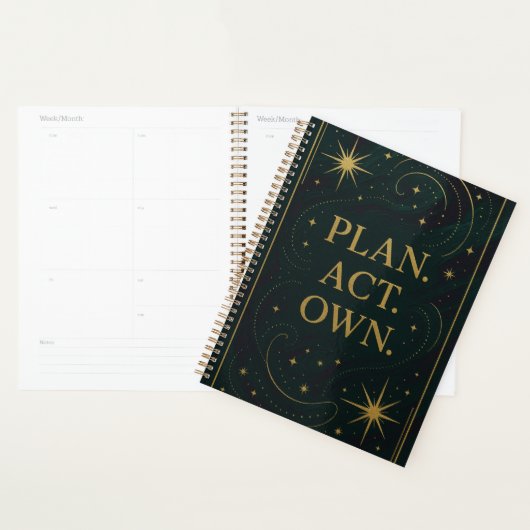“PLAN. DOEN. BEZIT.” Een Spirit-Wired™ Planner (Display)