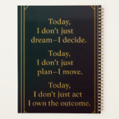 “PLAN. DOEN. BEZIT.” Een Spirit-Wired™ Planner (Achterkant)