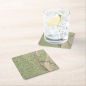 Plan Dubuque, provincie Dubuque, provincie Iowa Kartonnen Onderzetters (Insitu)