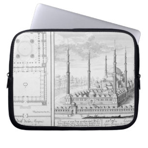 Plan en Uitzicht van de Blauwe Moskee (1609-16), g Laptop Sleeve