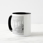 Plan en Uitzicht van de Blauwe Moskee (1609-16), g Mok (Voorkant links)