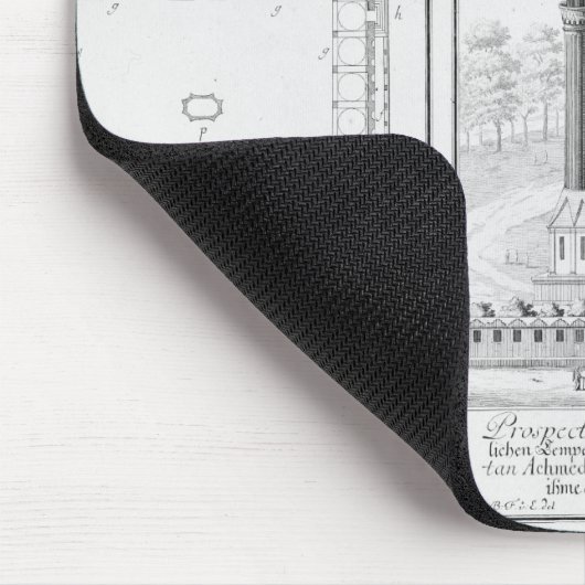 Plan en Uitzicht van de Blauwe Moskee (1609-16), g Muismat (Hoek)