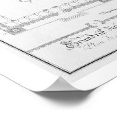 Plan en Uitzicht van de Blauwe Moskee (1609-16), g Poster (Hoek)