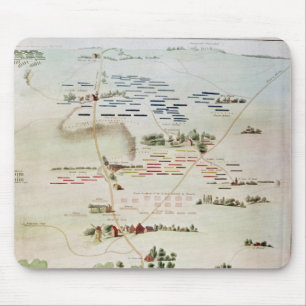 Plan en uitzicht van de Waterloopslag Muismat