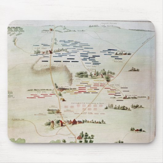 Plan en uitzicht van de Waterloopslag Muismat (Voorkant)
