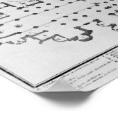 Plan en verhoging van Cluny Abbey Poster (Hoek)