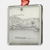 Plan Fort Baton Rouge Metalen Ornament (Links)