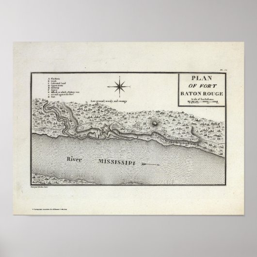 Plan Fort Baton Rouge Poster (Voorkant)