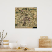 Plan Gettysburg Poster (Keuken)