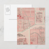 Plan Green Castle, Putnam Co met Bloomington Briefkaart (Voorkant / Achterkant)