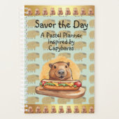 Plan Happy, Live Happy: The Capybara Way! Planner (Voorkant)
