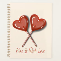 Plan Het Met Liefde Hart Lollypop Planner