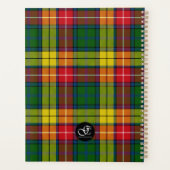 Plan het werk Gepersonaliseerde Groen Rood Geel Pl Planner (Achterkant)