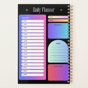 Plan je dag op een kleurrijke manier! planner