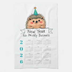 Plan je jaar met stijl met deze 2026 kalender theedoek