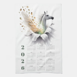 Plan je jaar met stijl met deze 2026 kalender theedoek