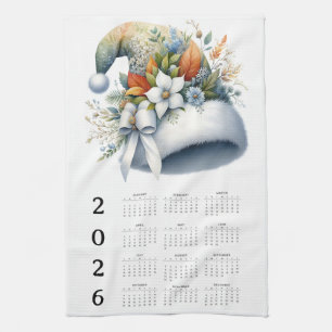 Plan je jaar met stijl met deze 2026 kalender theedoek