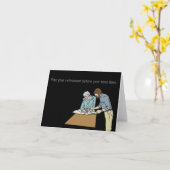 Plan je pensioen voor je baas kaart (Gele Bloem)