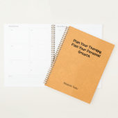 Plan je therapie, plan je persoonlijke groei planner (Display)