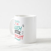 Plan Lachen Lachen Herhaal Schattigee lerarengift Koffiemok (Voorkant links)