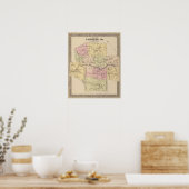 Plan Lamoille Company in Vermont Poster (Keuken)