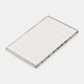 Plan met mij | Stevige dagelijkse Cheetah-afdrukke Post-it® Notes (Schuin)