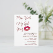 Plan met mijn Gal Gang gepersonaliseerde Galentine Briefkaart (Staand voorkant)